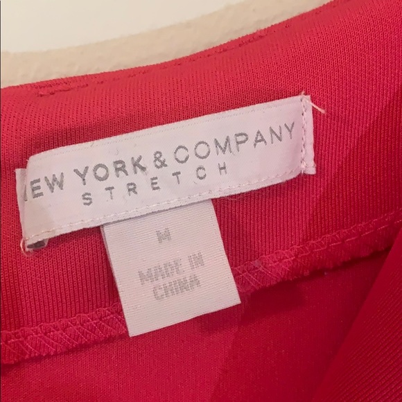 NY&CO Hot Pink Midi dress - Picture 3 of 4